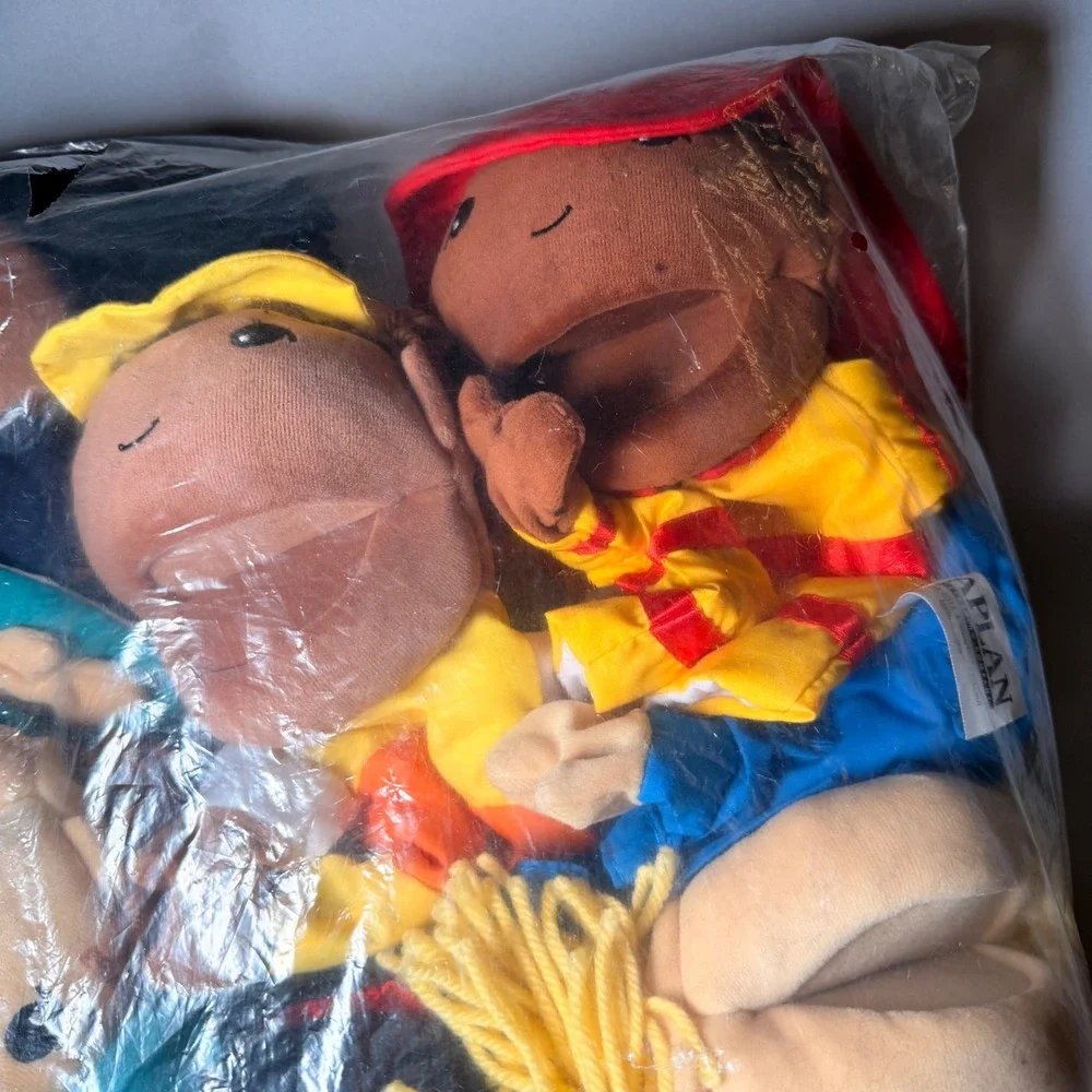 Kaplan Occupation Puppet‎ Set Kids Multicolor Plush Educational Career Learning